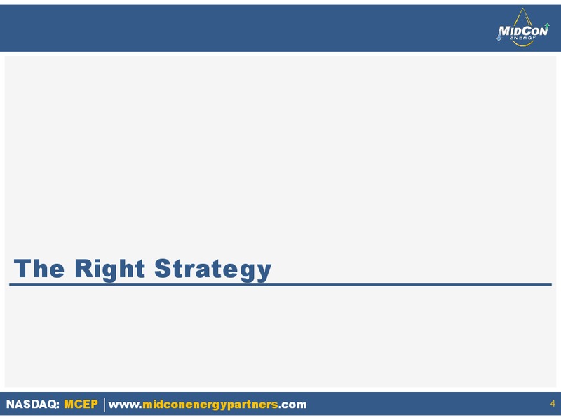 MARCH 2015 INVESTOR PRESENTATION – Mid-Con Energy Partners Lp – slide 3