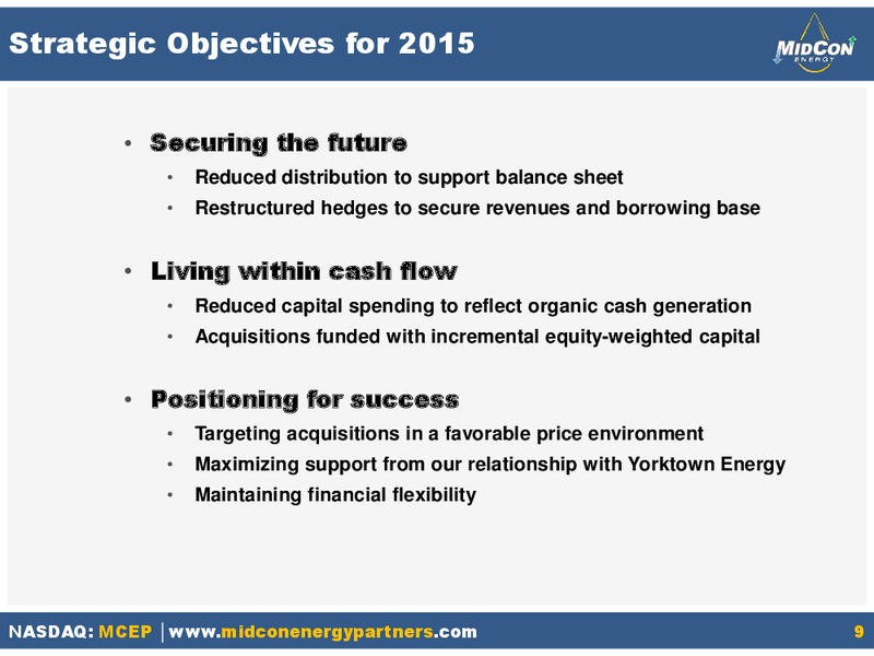 SUPPLEMENTAL FOURTH QUARTER RESULTS – Mid-Con Energy Partners Lp – slide 7