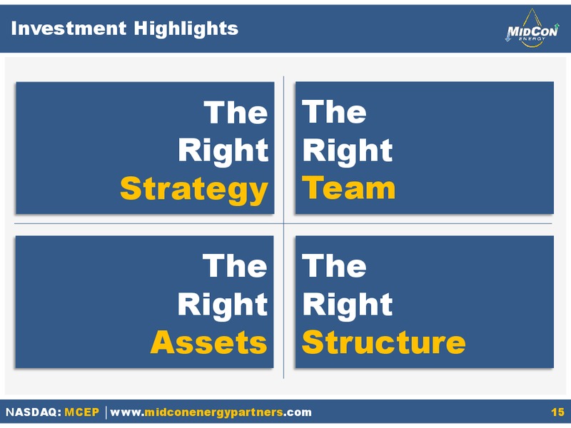 SUPPLEMENTAL FOURTH QUARTER RESULTS – Mid-Con Energy Partners Lp – slide 13