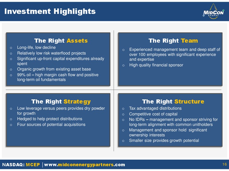 Capital Link MLP Investing Forum – Mid-Con Energy Partners Lp – slide 15