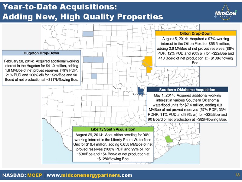 INVESTOR PRESENTATION – Mid-Con Energy Partners Lp – slide 12