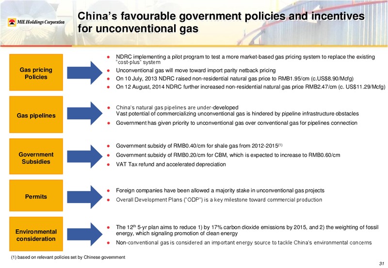 Investor Presentation – Mie Holdings Corp. – slide 36