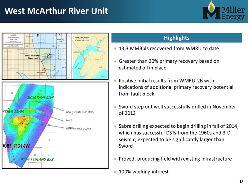 EnerCom Conference – Miller Energy Inc – slide 17