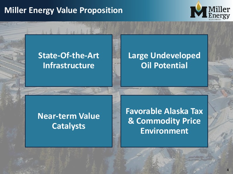 IPAA OGIS San Francisco – Miller Energy Resources, Inc. – slide 3