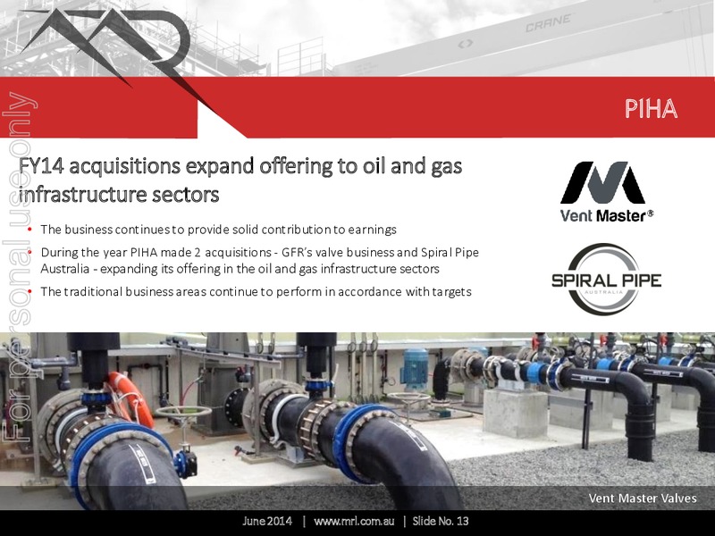 investor Presentation – Mineral Resources Inc – slide 13