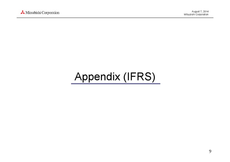 investor presentation – Mitsubishi Corporation – slide 9