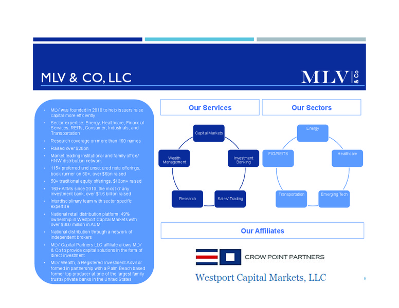 PRIVATE CAPITAL CONFERENCE – Mlv Energy – slide 8