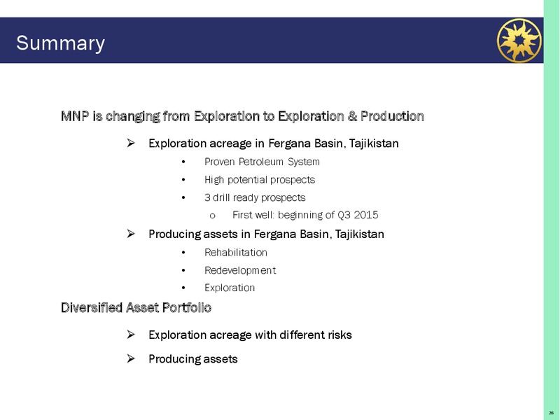 Company Presentation – Mnp Petroleum – slide 25