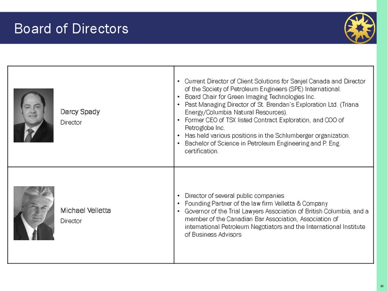 COMPANY PRESENTATION – Mnp Petroleum – slide 31