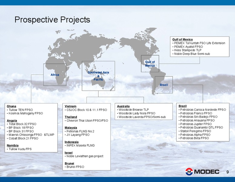 2012 FINANCIAL RESULTS – Modec – slide 9