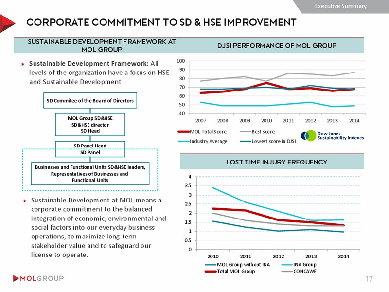 INVESTOR PRESENTATION – Mol Group – slide 17