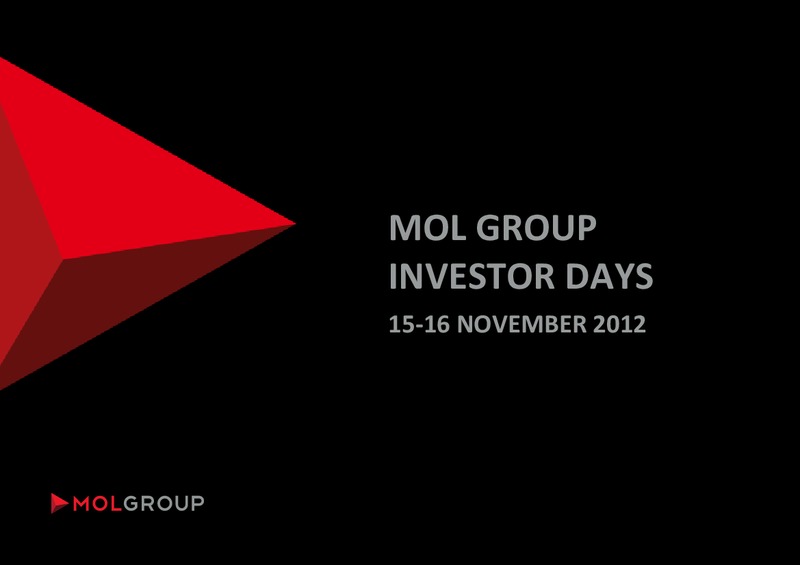 Analyst Day – Mol Group – slide 1