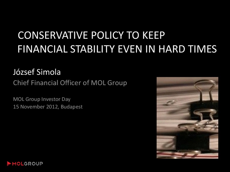 Analyst Day – Mol Group – slide 79