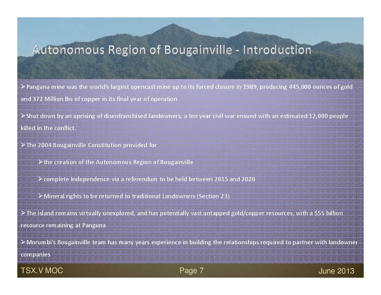 Investor Presentation – Morumbi Oil & Gas, Inc. – slide 6