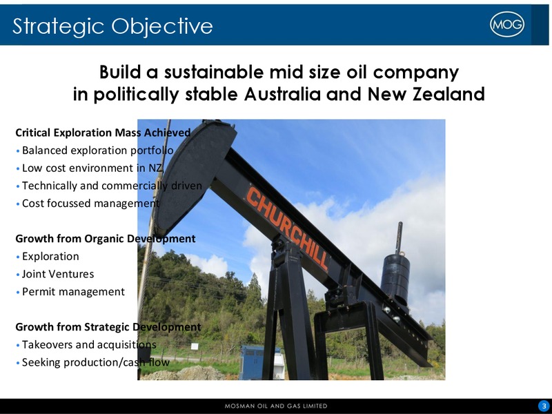 INVESTOR PRESENTATION – Mosman Oil and Gas Ltd. – slide 2