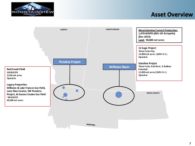 Investor Presentation – Mountainview Energy Ltd. – slide 6