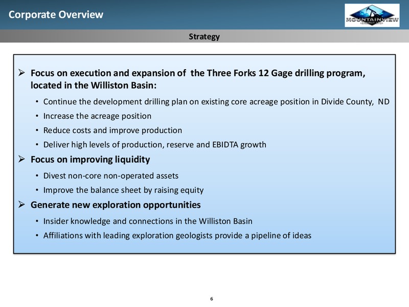Investor Presentation – Mountainview Energy Ltd. – slide 4