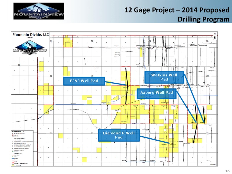 Emerging Junior Operator in North Dakota & Montana – Mountainview Energy Ltd. – slide 15