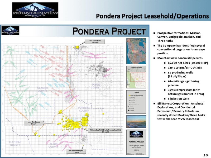 Emerging Junior Operator in North Dakota & Montana – Mountainview Energy Ltd. – slide 17