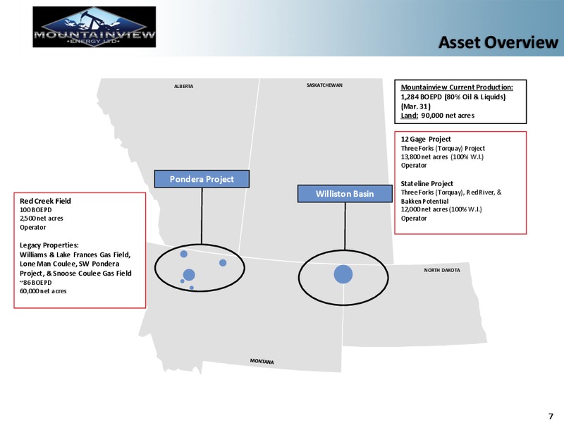 CORPORATE PRESENTATION – Mountainview Energy Ltd. – slide 6