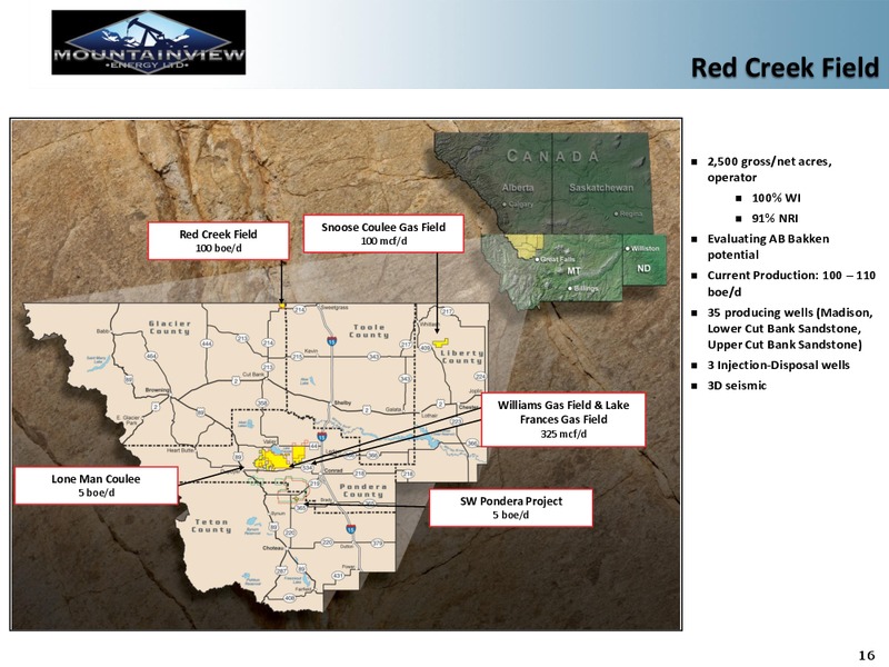 CORPORATE PRESENTATION – Mountainview Energy Ltd. – slide 15