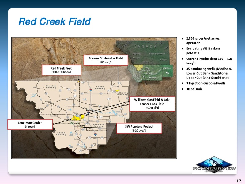 INVESTOR PRESENTATION – Mountainview Energy Ltd. – slide 16