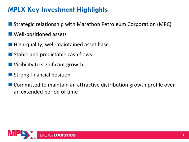2014 MLP Investor Conference – MPLX Lp – slide 2