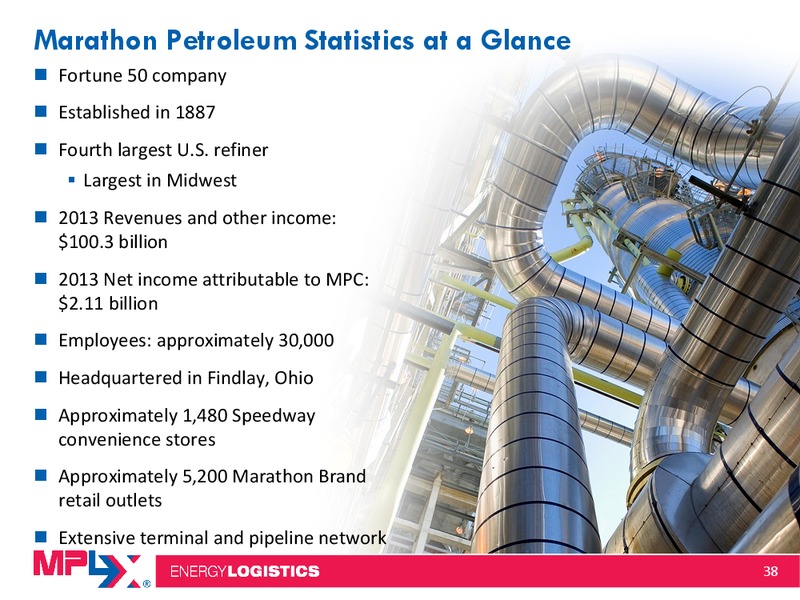 Morgan Stanley Midstream MLP and Diversified Natural Gas Corporate Access Event – MPLX Lp – slide 37