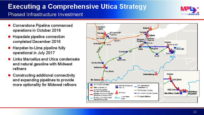UBS Midstream & MLP Conference – MPLX Lp – slide 31