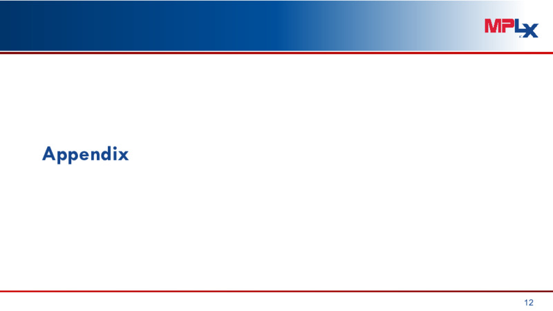 Fourth Quarter 2020 Earnings Presentation – MPLX Lp – slide 11