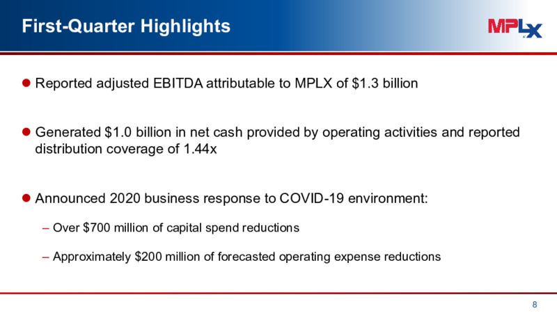 1Q 2020 Earnings Presentation – MPLX Lp – slide 7