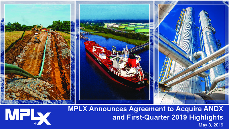 1Q 2019 Earnings Presentation – MPLX Lp – slide 1