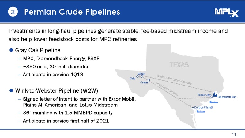 RBN Energy Export Conference – MPLX Lp – slide 10