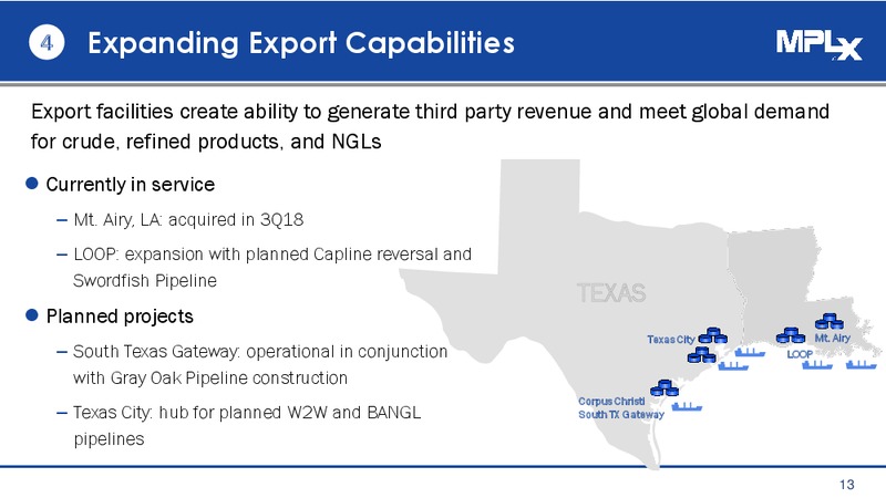 RBN Energy Export Conference – MPLX Lp – slide 12