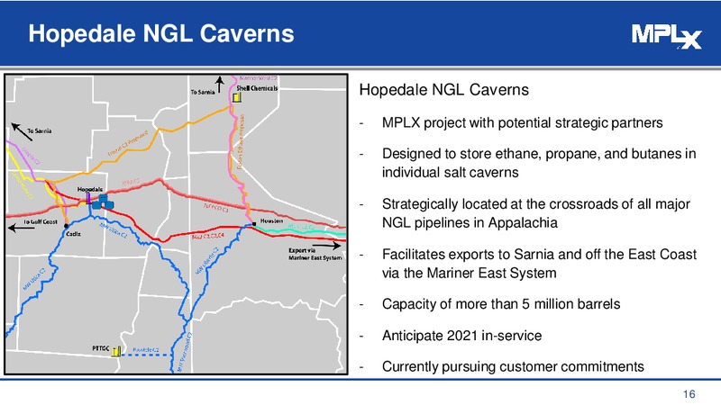 RBN Energy Export Conference – MPLX Lp – slide 15
