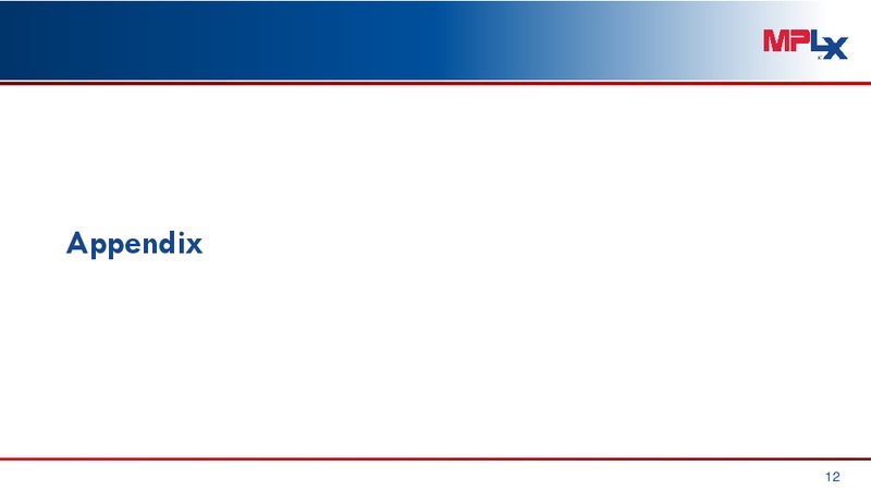 3Q 2019 Earnings Presentation – MPLX Lp – slide 11