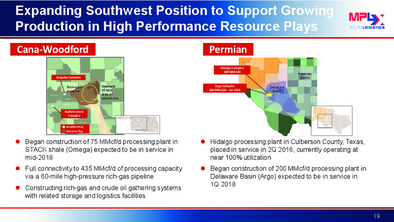 Wells Fargo Pipeline MLP and Utility Symposium – MPLX Lp – slide 18