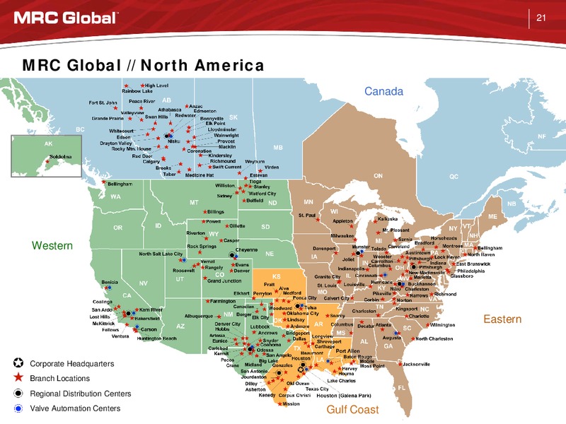 JP Morgan Energy Distribution Day – MRC Global Inc. – slide 20