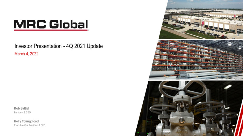 Fourth Quarter 2021 Presentation – MRC Global Inc. – slide 1