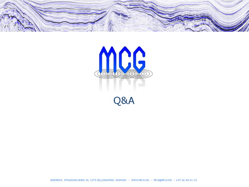 Q4 2014 RESULT – Multiclient Geophysical Asa – slide 20
