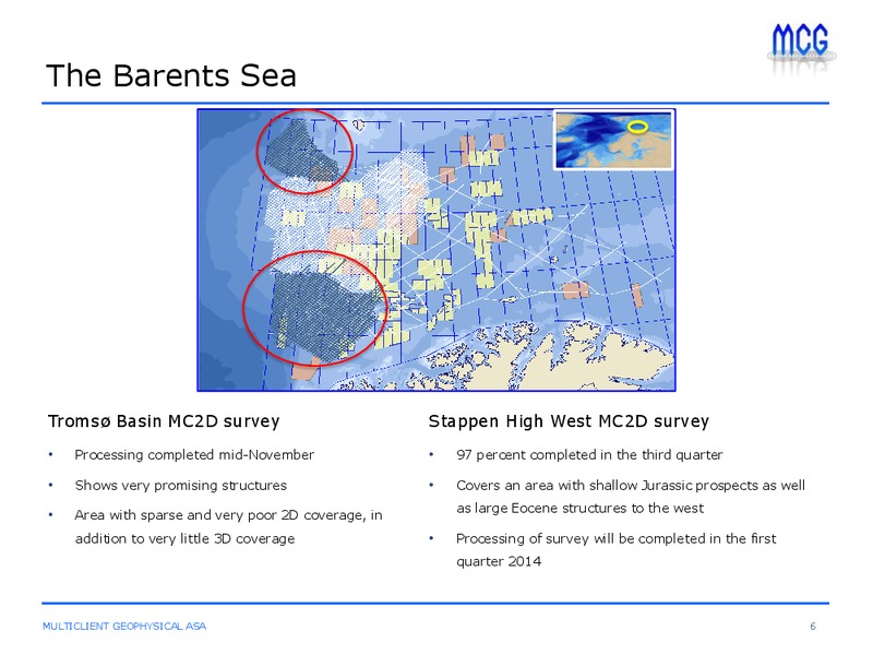 Q3 2013 EARNINGS CALL – Multiclient Geophysical Asa – slide 6