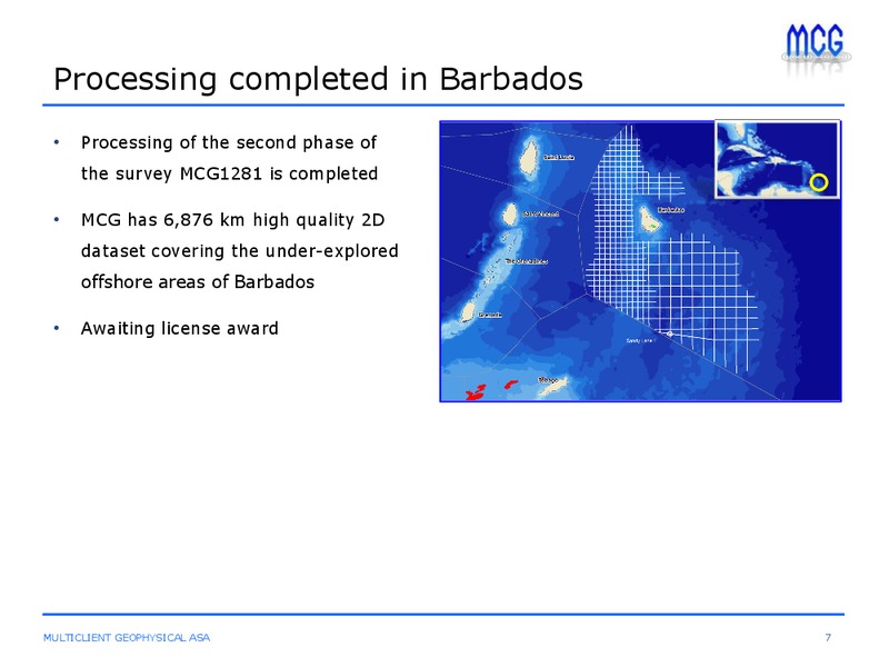Q3 2013 EARNINGS CALL – Multiclient Geophysical Asa – slide 7