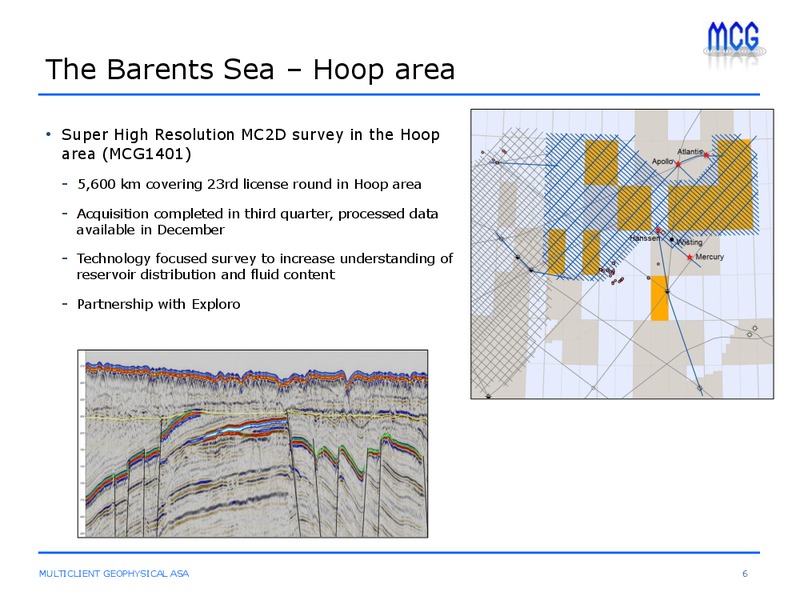 Q3 2014 EARNINGS CALL – Multiclient Geophysical Asa – slide 6