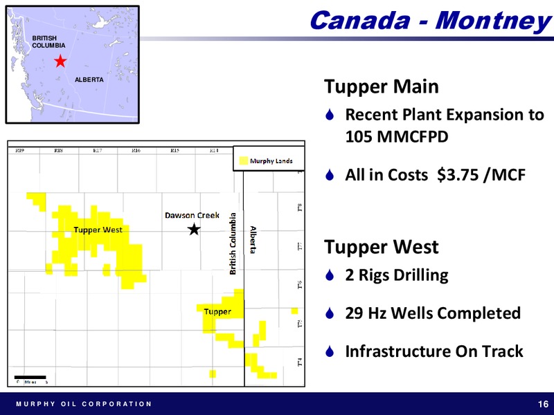 CREDIT SUISSE ENERGY SUMMIT 2011 – Murphy Oil Corp – slide 16