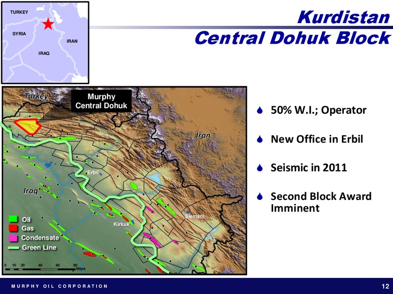 HOWARD WEIL ENERGY CONFERENCE – Murphy Oil Corp – slide 12