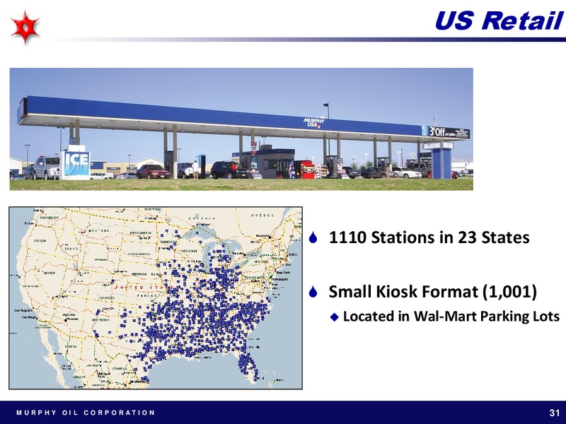 HOWARD WEIL ENERGY CONFERENCE – Murphy Oil Corp – slide 31