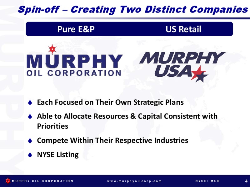 2013 ANNUAL MEETING OF SHAREHOLDERS – Murphy Oil Corp – slide 3