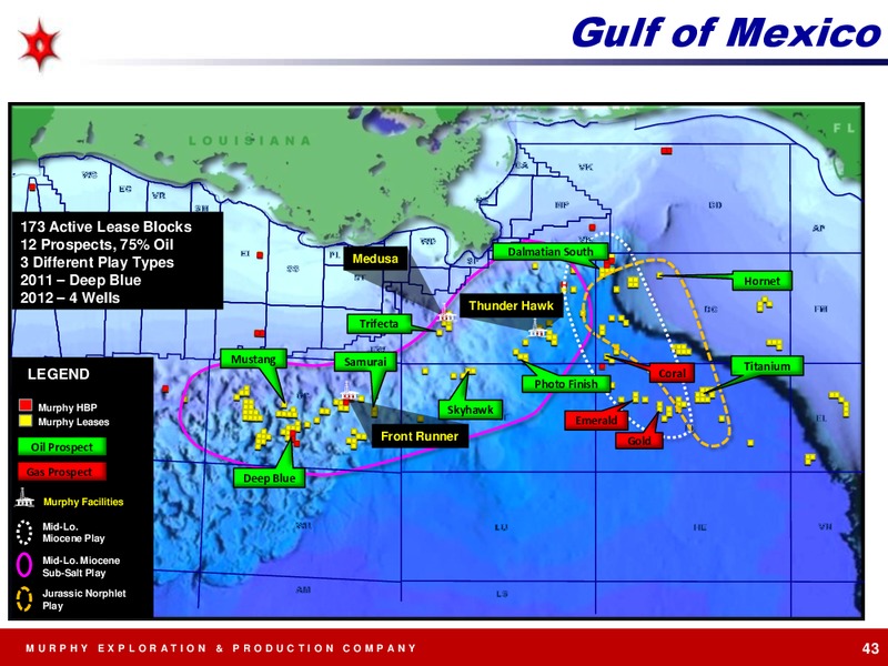 EXPLORATION AND PRODUCTION – Murphy Oil Corp – slide 43