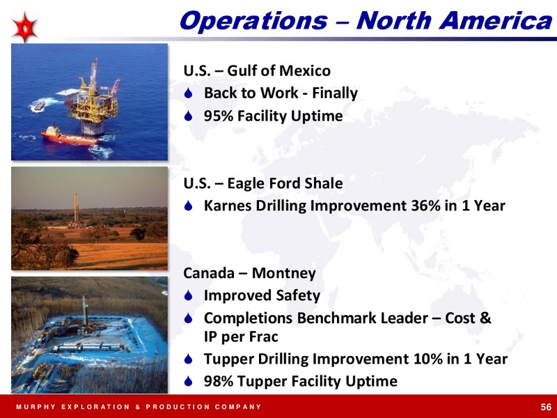 EXPLORATION AND PRODUCTION – Murphy Oil Corp – slide 56