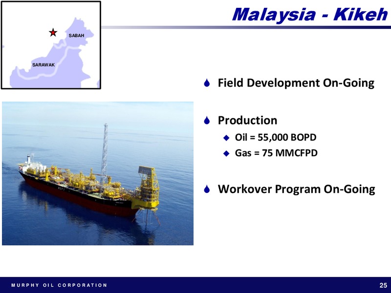 BARCLAYS CAPITAL AMERICAS SELECT CONFERENCE – Murphy Oil Corp – slide 24